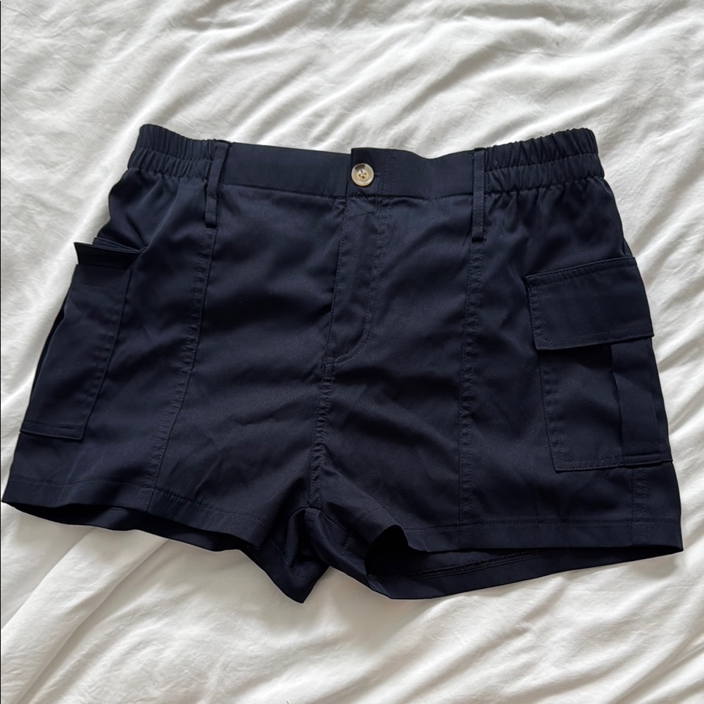 Women's Black Cargo Shorts